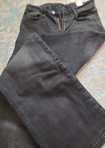 Gri Normal Boy Kadın Denim Pantolon - Görsel 2