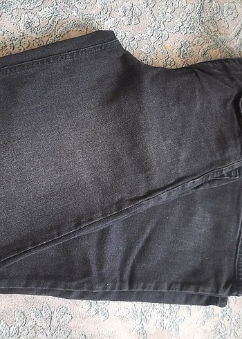 Gri Normal Boy Kadın Denim Pantolon - Görsel 4