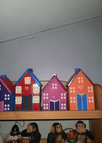 dekoratif alçı ev - Görsel 3