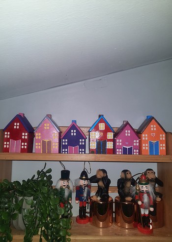 dekoratif alçı ev - Görsel 4