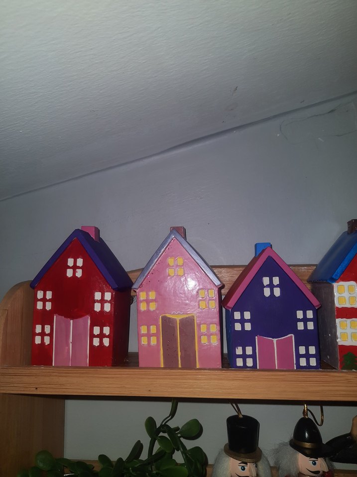 dekoratif alçı ev - Görsel 5