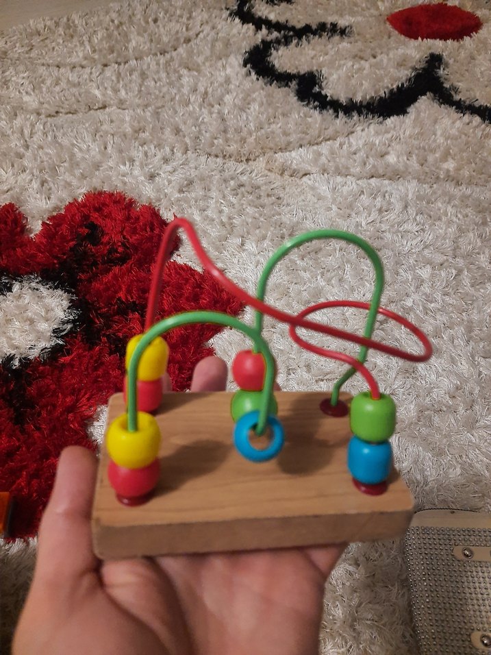 Renkli Ahşap Eğitici Oyuncak - Görsel 3