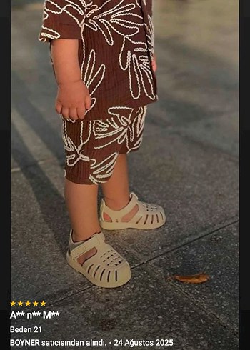 Beyaz Çocuk Kauçuk Sandalet - Görsel 2