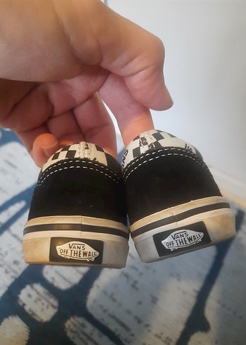 Erkek Çocuk Siyah Beyaz Cırt Cırtlı Spor Ayakkabı - Görsel 4