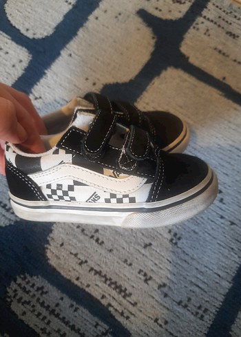 Erkek Çocuk Siyah Beyaz Cırt Cırtlı Spor Ayakkabı - Görsel 2