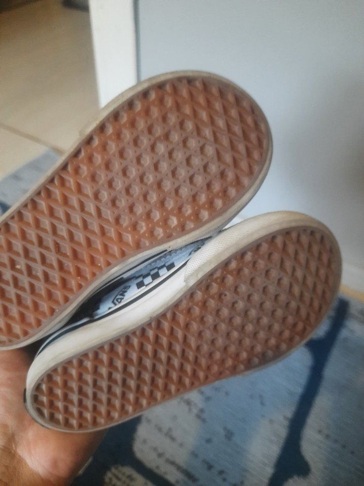 Erkek Çocuk Siyah Beyaz Cırt Cırtlı Spor Ayakkabı - Görsel 5