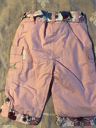 Kız bebek pembe renk, kemerli pantolon. Yeni etiketi üzerinde. İ - Görsel 7