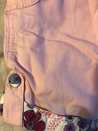 Kız bebek pembe renk, kemerli pantolon. Yeni etiketi üzerinde. İ - Görsel 8