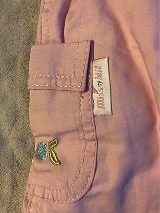 Kız bebek pembe renk, kemerli pantolon. Yeni etiketi üzerinde. İ - Görsel 9