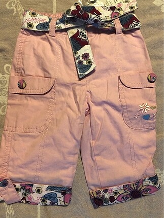 Kız bebek pembe renk, kemerli pantolon. Yeni etiketi üzerinde. İ - Görsel 10