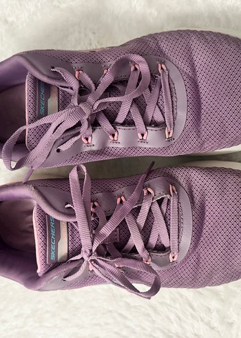 Mor Elastik Detaylı Kadın Spor Ayakkabı - Görsel 3