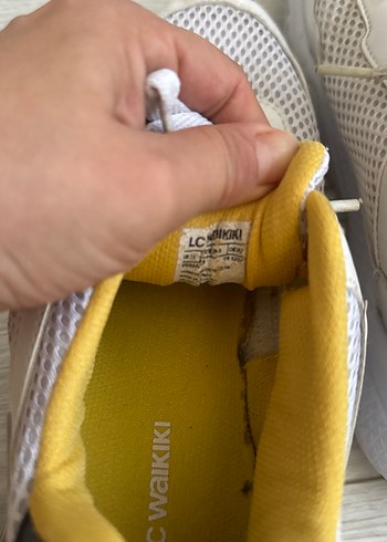 Kadın Beyaz Bağcıklı Spor Ayakkabı - Görsel 6