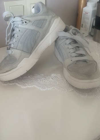 Beyaz Bağcıklı Kadın Spor Ayakkabı - Görsel 6