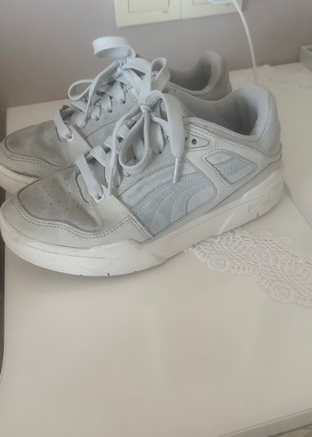 Beyaz Bağcıklı Kadın Spor Ayakkabı - Görsel 5