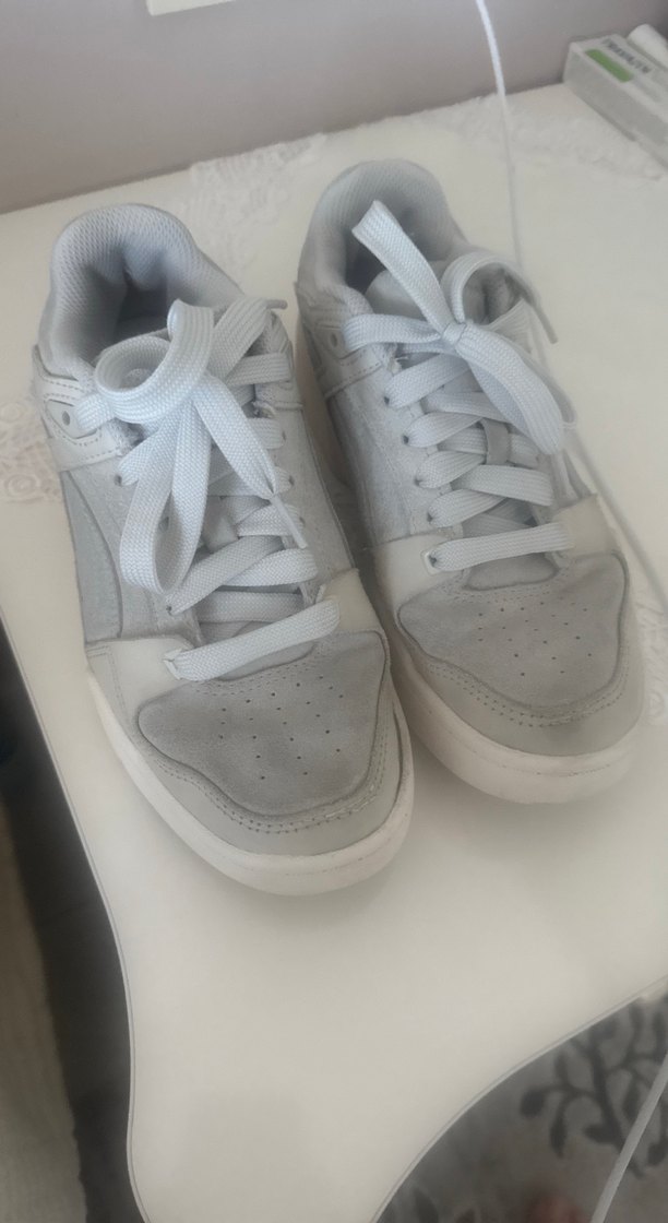 Beyaz Bağcıklı Kadın Spor Ayakkabı - Görsel 2