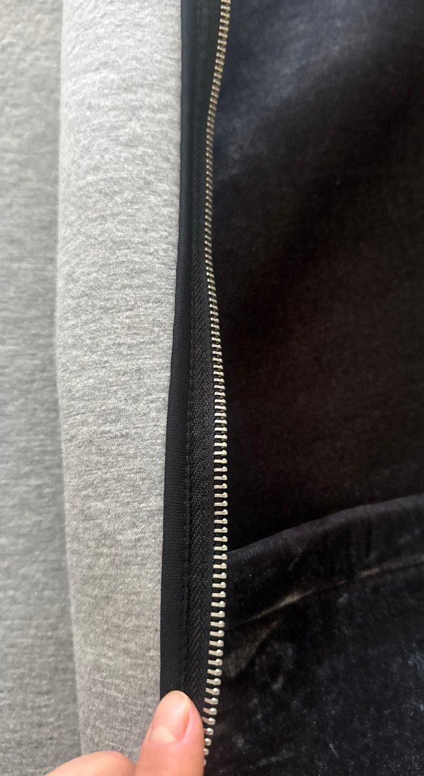 Gri Süet Fermuarlı Kadın Ceket - Görsel 5