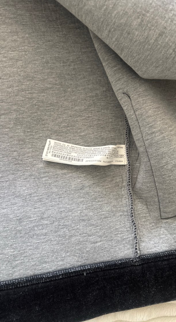 Gri Süet Fermuarlı Kadın Ceket - Görsel 4