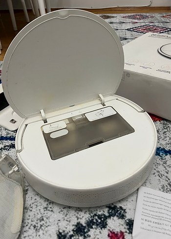 Beyaz Robot Süpürge Temizlik Cihazı - Görsel 7