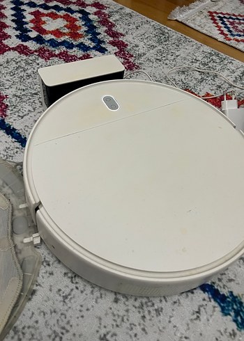 Beyaz Robot Süpürge Temizlik Cihazı - Görsel 3