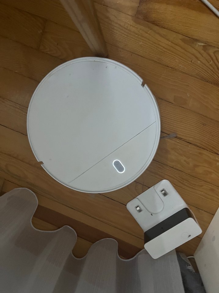 Beyaz Robot Süpürge Temizlik Cihazı - Görsel 5