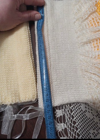 Kız Çocuk Renkli Nakışlı Örgü Etek - Görsel 7