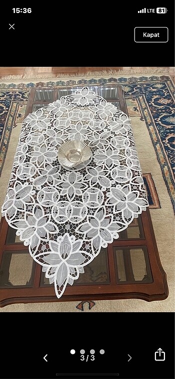 FİSTOLU ÇAY ÖRTÜSÜ