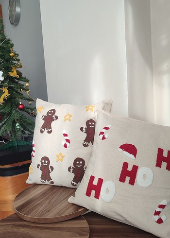 Yılbaşı temalı kırlent Kılıfı - Görsel 2