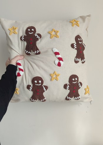 Yılbaşı temalı kırlent Kılıfı - Görsel 3