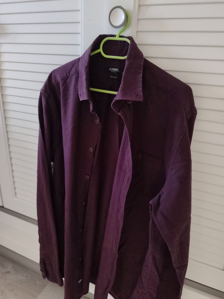 LCW mürdüm renk erkek gömlek - Görsel 2