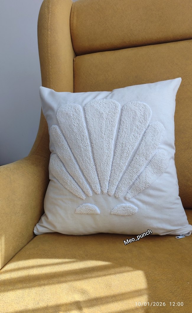 punch işleme Dekoratif Minder Kılıfı - Görsel 2