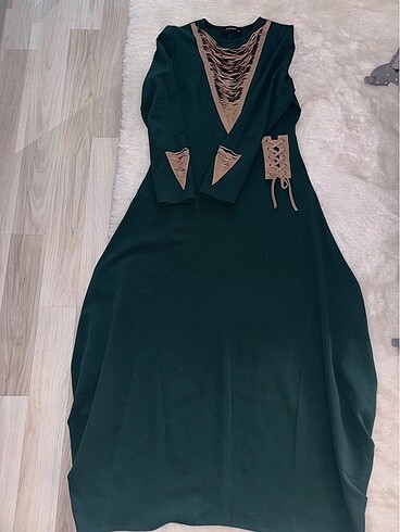 uzun balon etek  elbise - Görsel 4