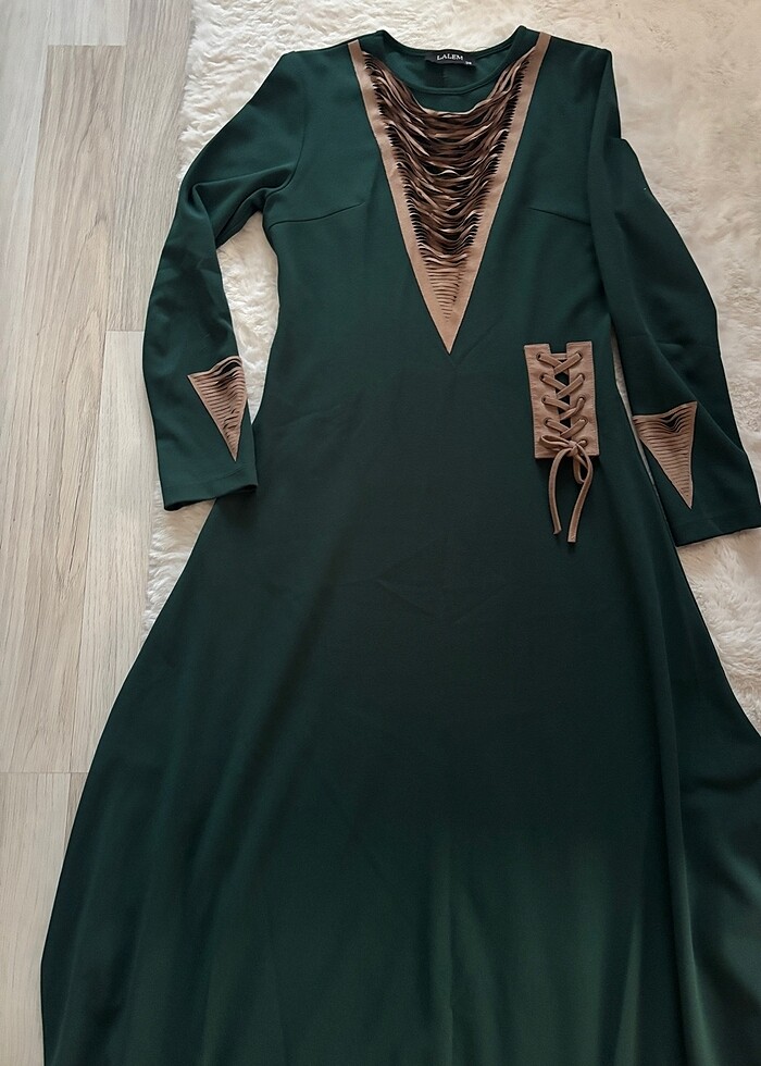 uzun balon etek  elbise - Görsel 2