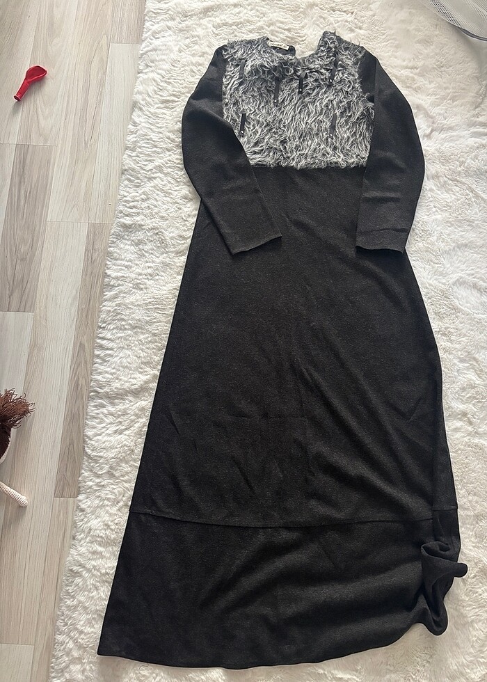 Kışlık uzun elbise - Görsel 3