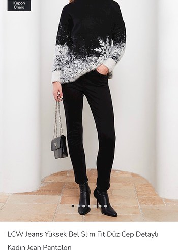 LCW siyah jean - Görsel 2