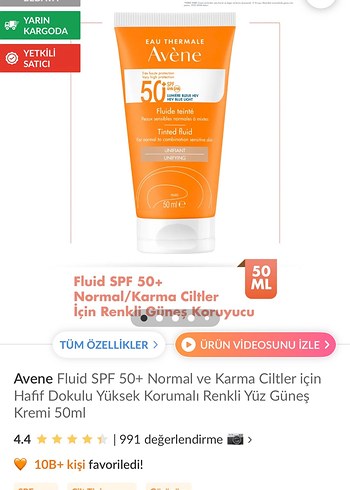 Avene Cleanance Tonlu Güneş Koruyucu SPF 50 - Görsel 4