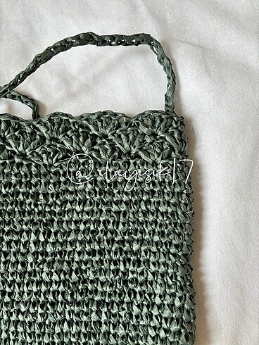 Hasır telefon çantası - Görsel 3