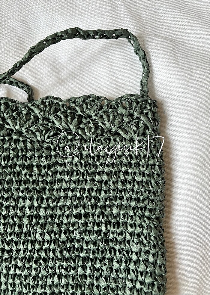 Hasır telefon çantası - Görsel 3