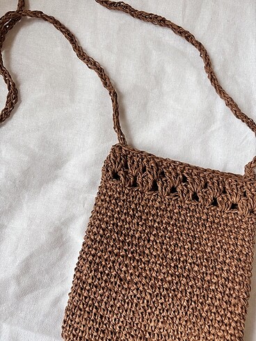 Hasır telefon çantası - Görsel 2