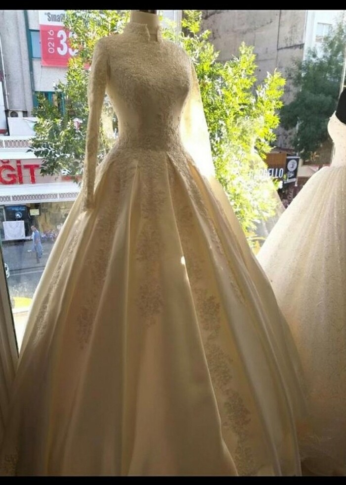 Tesettür gelinlik  - Görsel 3