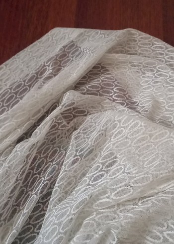 Nakışlı Beyaz Bohem Perde - Görsel 5