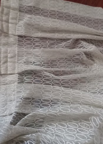 Nakışlı Beyaz Bohem Perde - Görsel 6