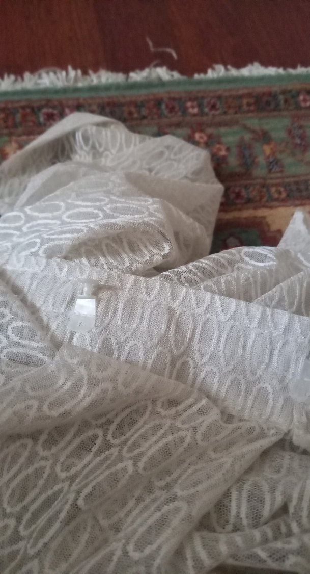 Nakışlı Beyaz Bohem Perde - Görsel 2