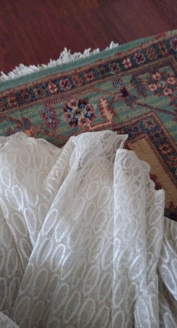 Nakışlı Beyaz Bohem Perde - Görsel 3