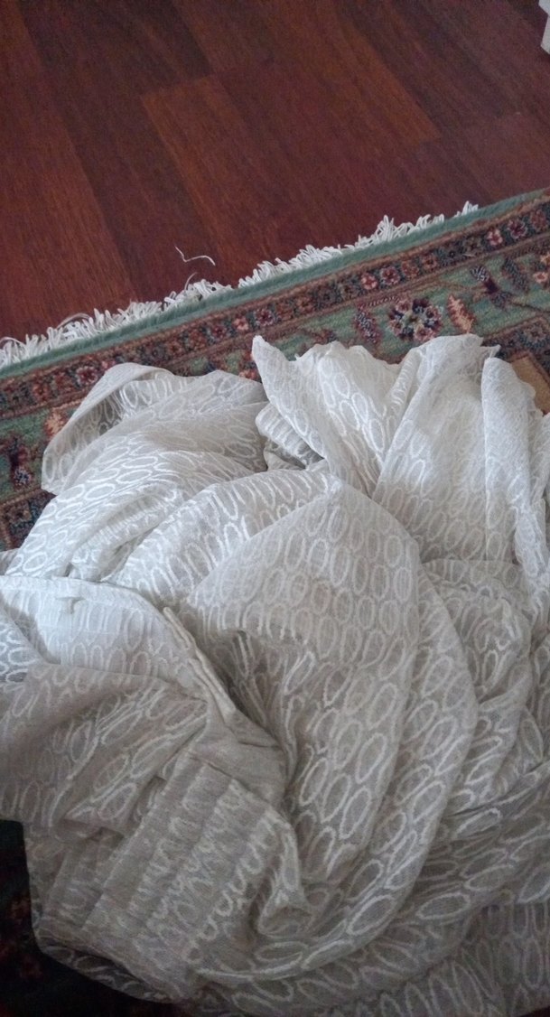 Nakışlı Beyaz Bohem Perde - Görsel 4