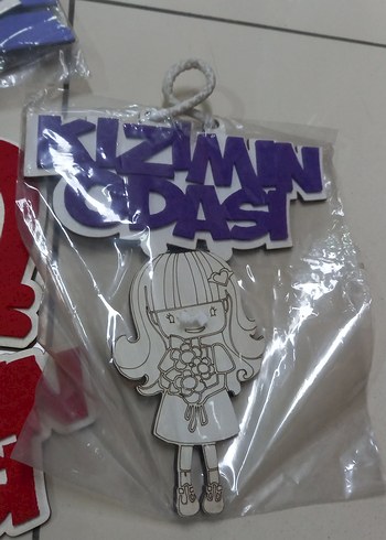 Renkli Kurdeleli Sokak Stili Anahtarlık - Görsel 3