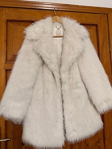 Pierre Cardin beyaz kürk