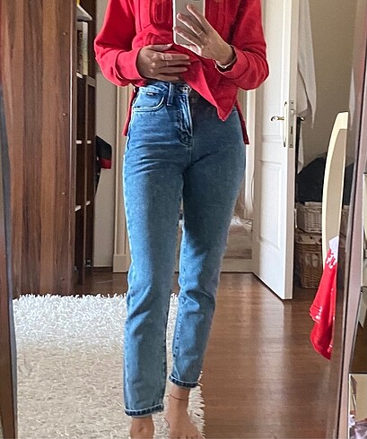 34 Beden mavi Renk Mavş Cindy Kot Pantalon