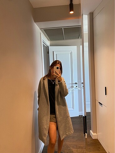 s Beden Zara Gri Kaban