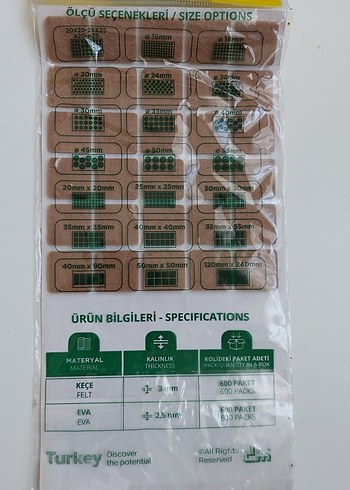 Kahverengi Keçeli Koltuk altlığı