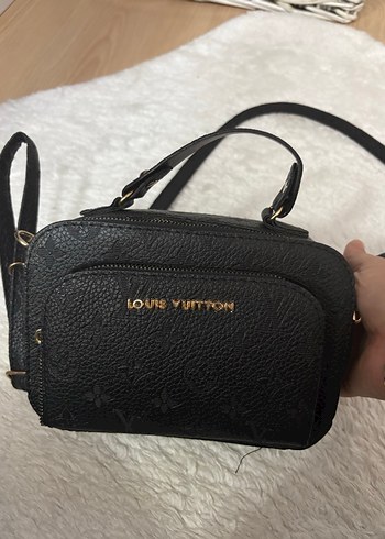 Siyah Deri Kadın El Çantası - Görsel 5